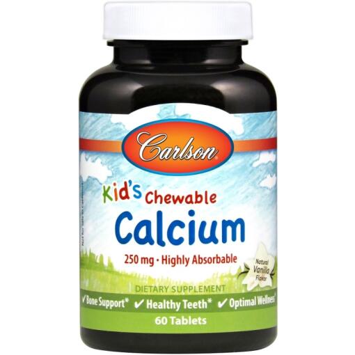 Carlson Labs - Kid's Chewable Calcium 60 tablets