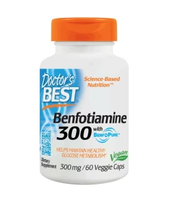 Doctor's Best - Benfotiamine with BenfoPure 300mg - 60 vcaps
