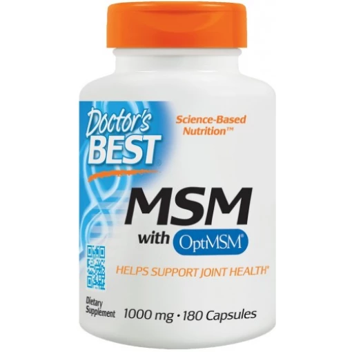 Doctor's Best - MSM with OptiMSM 1000mg - 180 caps