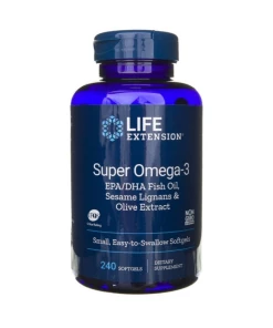Life Extension - Super Omega-3 EPA/DHA with Sesame Lignans & Olive Extract 240 softgels