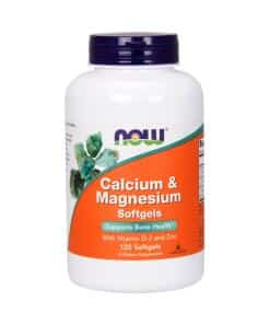 NOW Foods - Calcium & Magnesium with Vit D and Zinc - 120 softgels