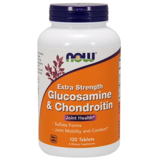 NOW Foods - Glucosamine & Chondroitin Extra Strength 120 tablets