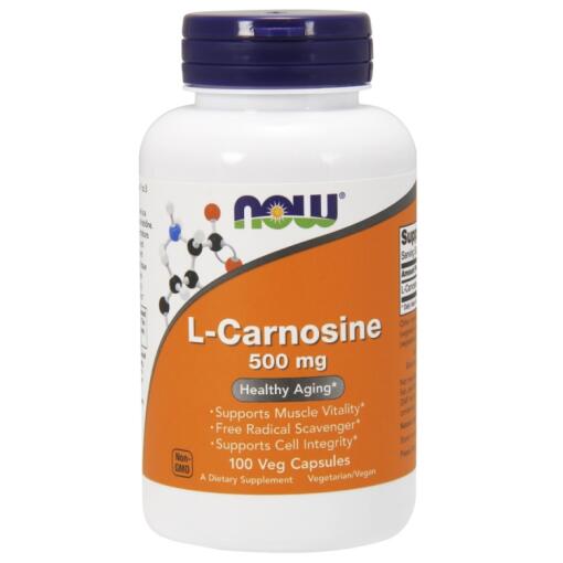 NOW Foods - L-Carnosine 500mg - 100 vcaps