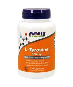 NOW Foods - L-Tyrosine 500mg - 120 caps