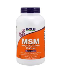 NOW Foods - MSM Methylsulphonylmethane 1000mg - 240 vcaps