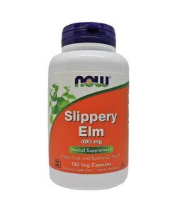 NOW Foods - Slippery Elm 400mg - 100 vcaps