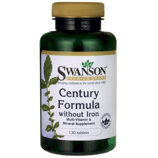 Swanson - Century Formula Multivitamin without Iron 130 tablets