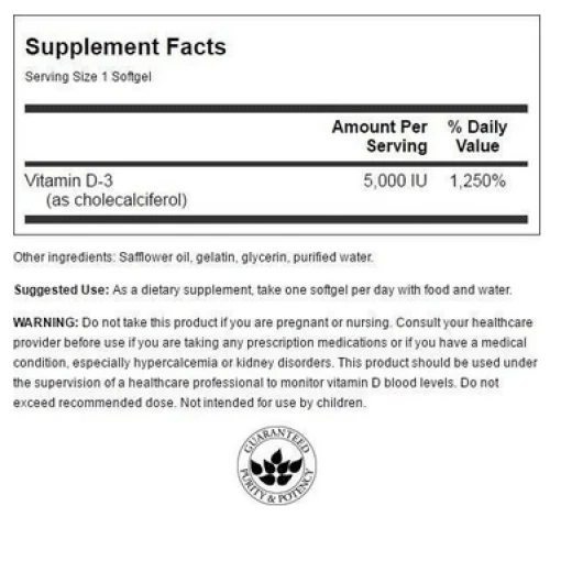 Swanson - Vitamin D-3