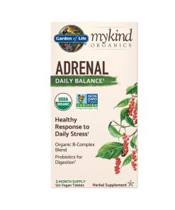 Mykind Organics Adrenal Daily Balance - 120 vegan tabs