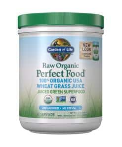 Raw Organic Perfect Food 100% Organic USA Wheat Grass Juice - 240g