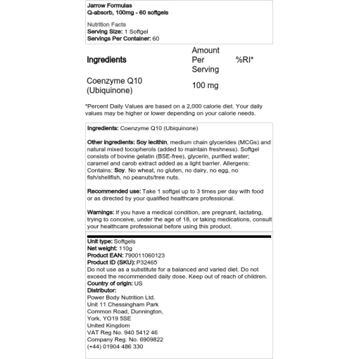 Jarrow Formulas - Q-absorb