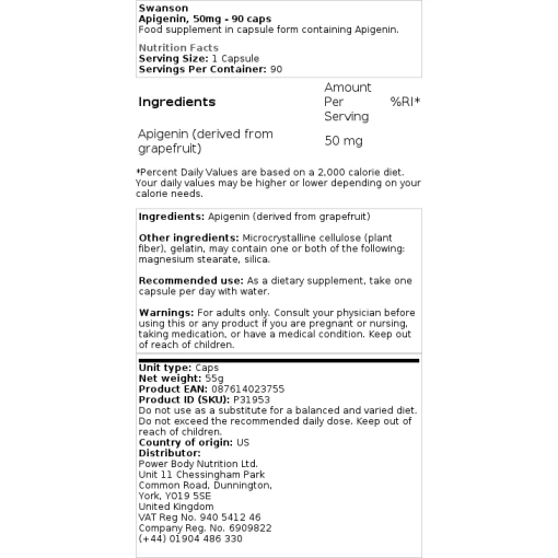 Swanson - Apigenin