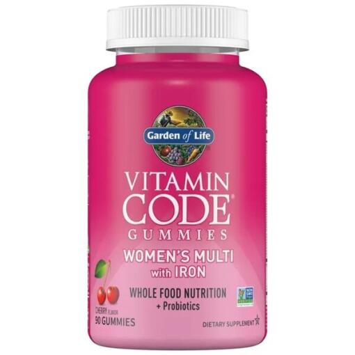 Vitamin Code Women's Multi with Iron + Probiotics Gummies