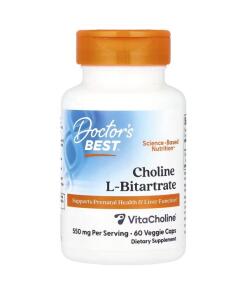 Cholin L-Bitartrát, 550 mg - 60 kapsúl