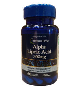 Puritan's Pride - Kyselina alfa-lipoová, 300 mg - 60 kapsúl