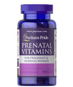 Puritan's Pride - Prenatálne vitamíny - 100 tabliet