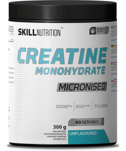 Skill Nutrition - Mikronizovaný kreatínmonohydrát, bez chuti - 300 g