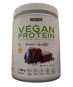 Weider - Veganský proteín, Brownie čokoláda - 540 g