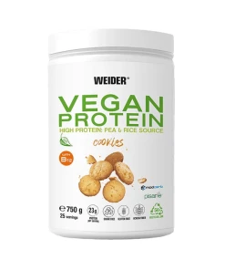 Weider - Veganský proteín, Cookies - 750g