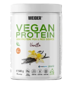 Weider - Veganský proteín, Vanilka - 540g