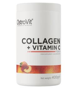 OstroVit - Kolagén + Vitamín C, Broskyňa - 400g