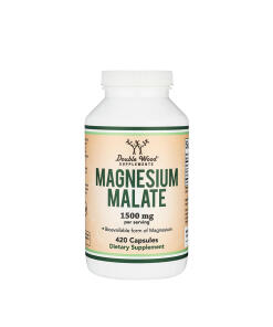 Double Wood Supplements - Magnézium malát (420 kapsúl)