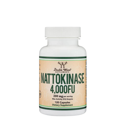 Double Wood Supplements - Nattokináza (120 kapsúl)