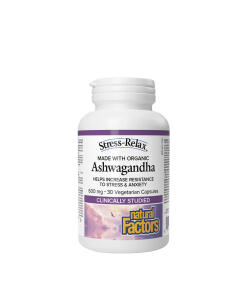 Natural Factors - Ashwagandha 600 mg od Natural Factors, Stress-Relax (30 kapsúl)