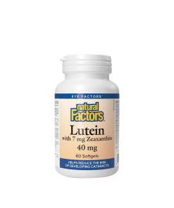 Natural Factors - Luteín 40 mg so Zeaxantínom (60 mäkkých kapsúl)
