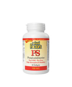 Natural Factors PS Fosfatidylserín 100 mg (60 mäkkých kapsúl)