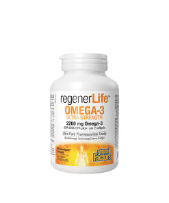 Natural Factors - Natural Factors RegenerLife Omega-3 Ultra sila 2200 mg (90 mäkkých kapsúl)
