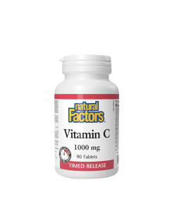 Natural Factors Vitamín C s postupným uvoľňovaním 1000 mg (90 tabliet)