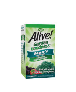Nature's Way - Alive! Záhradná dobrota pre mužov (60 tabliet)