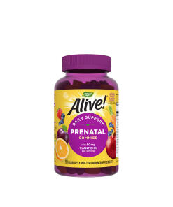 Nature's Way - Alive!® Denná podpora - Multivitamínové želé pre tehotné ženy (90 želé, pomaranč & malinová limonáda)