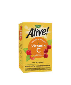 Nature's Way - Alive!® Zdroj vitamínu C z ovocia, nápojový prášok (120 g)