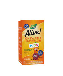 Nature's Way - Alive!® Detský žuvací multivitamín (120 žuvacích tabliet)