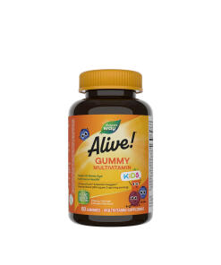 Nature's Way - Alive!® Detský multivitamín v želé (60 želé, višňa, pomaranč & hrozno)