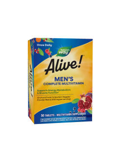 Nature's Way - Alive!® Kompletný multivitamín pre mužov (130 tabliet)