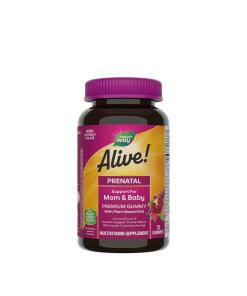 Nature's Way - Alive!® Premium Prenatálne Želé (75 želé, jahoda a citrón)