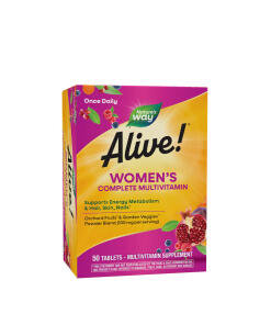 Nature's Way - Alive!® Kompletný multivitamín pre ženy (50 tabliet)