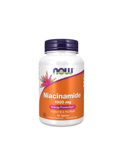 NOW Foods - Niacínamid, 1000 mg - 90 tabliet
