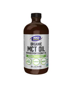 NOW Foods - Organický MCT olej (473 ml)