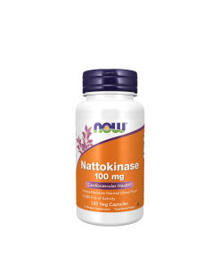 NOW Foods - Nattokináza 100 mg (120 rastlinných kapsúl)