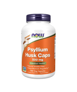 NOW Foods - Psyllium Husk 500 mg (500 rastlinných kapsúl)