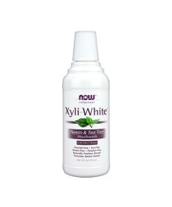 NOW Foods - XyliWhite osviežujúca ústna voda Refreshmint (473 ml, Neem & Tea Tree)