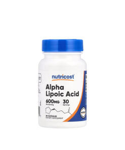 Nutricost - Kyselina alfa-lipoová 600 mg (60 kapsúl)