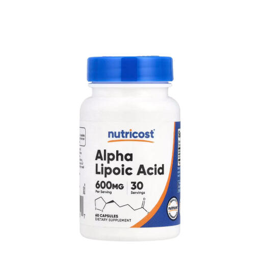 Nutricost - Kyselina alfa-lipoová 600 mg (60 kapsúl)