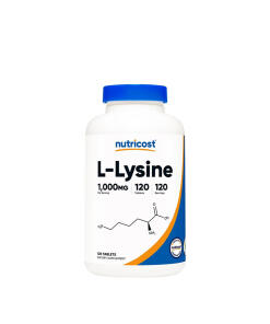 Nutricost - Tablety L-lyzínu (120 tabliet)