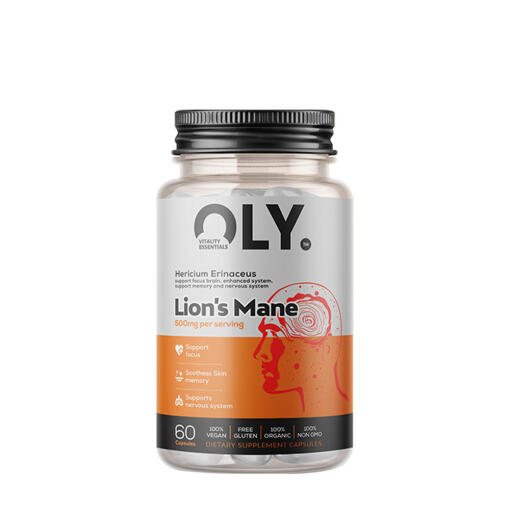 Oly - Oly - Hríbovka leví hriva 500 mg (60 kapsúl)