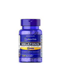 Puritan's Pride - Melatonín 5 mg (120 tabliet)